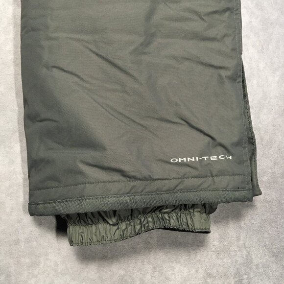 Columbia Mens Ski Pants size Medium Regular Gray Nylon Omnitech Pockets - Picture 7 of 16